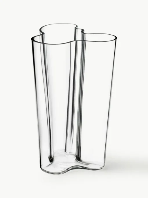Mundgeblasene Vase Alvar Aalto, H 25 cm