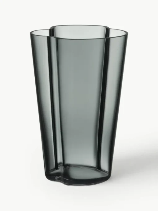 Mundgeblasene Vase Alvar Aalto, H 22 cm