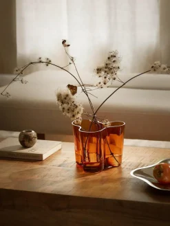 Mundgeblasene Vase Alvar Aalto, H 16 cm