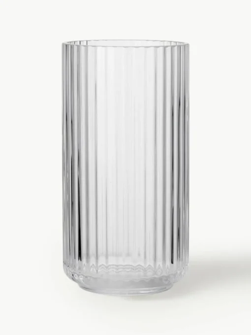 Mundgeblasene Vase Lyngby, H 21 cm