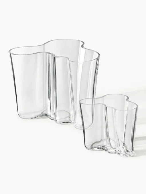 Mundgeblasene Vasen Alvar Aalto, 2er-Set
