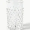 Mundgeblasene Wassergläser Hobnail, 6 Stück