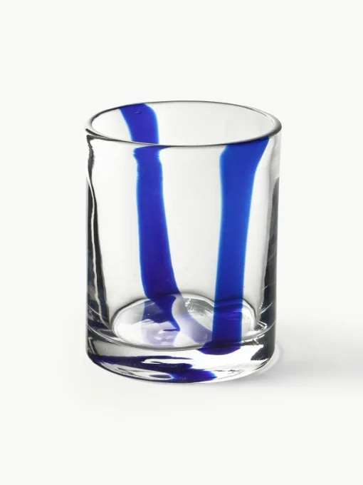 Mundgeblasene Wassergläser Taha, 4er-Set