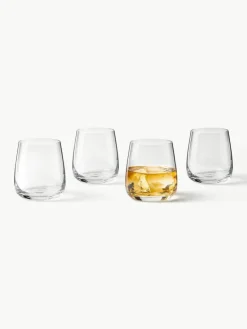 Mundgeblasene Wassergläser Ellery, 4 Stück