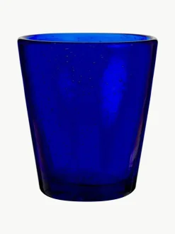 Mundgeblasene Wassergläser Cancun mit Luftbläschen, 6er-Set