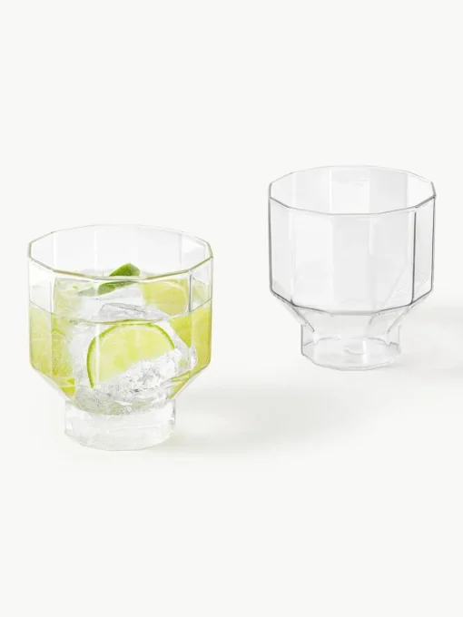 Mundgeblasene Wassergläser Angoli, 4 Stück