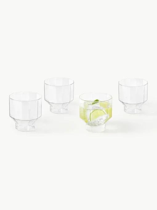 Mundgeblasene Wassergläser Angoli, 4 Stück
