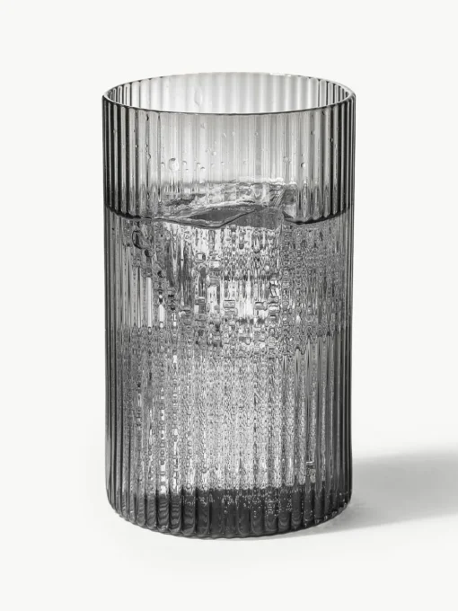 Mundgeblasener Deckel Ripple für Karaffe