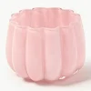Mundgeblasener Glas-Teelichthalter Melon