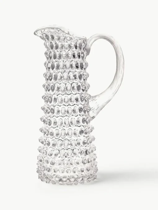 Mundgeblasener Krug Eiffel mit Relief, 1 L