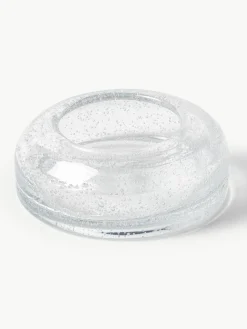 Mundgeblasenes Deko-Tablett Dylla mit Luftbläschen