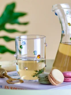 Mundgeblasenes Wasserglas Thalia