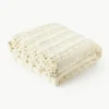 Musselin-Tagesdecke Bethany mit Fransen