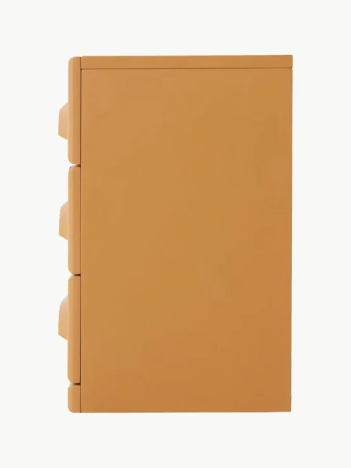 Nachttisch Ginger Orange mit Schubladen
