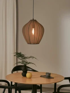 Netzstoff-Pendelleuchte Beau