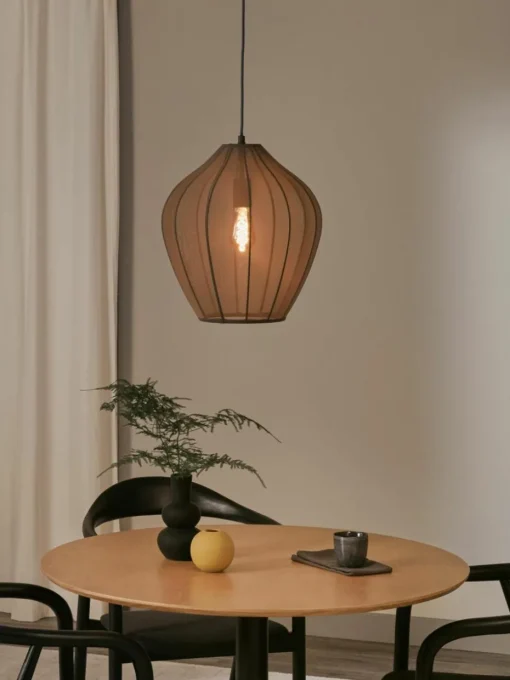 Netzstoff-Pendelleuchte Beau