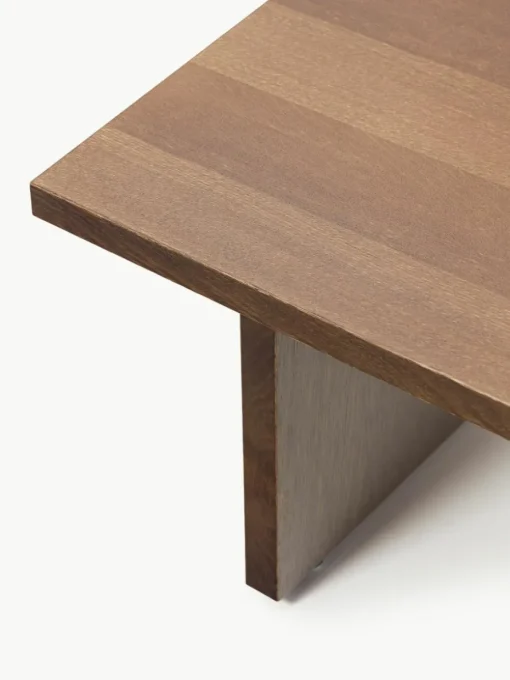 Niedriger Holz-Couchtisch Dako