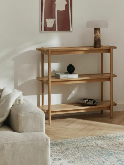 Niedriges Holz-Regal Libby