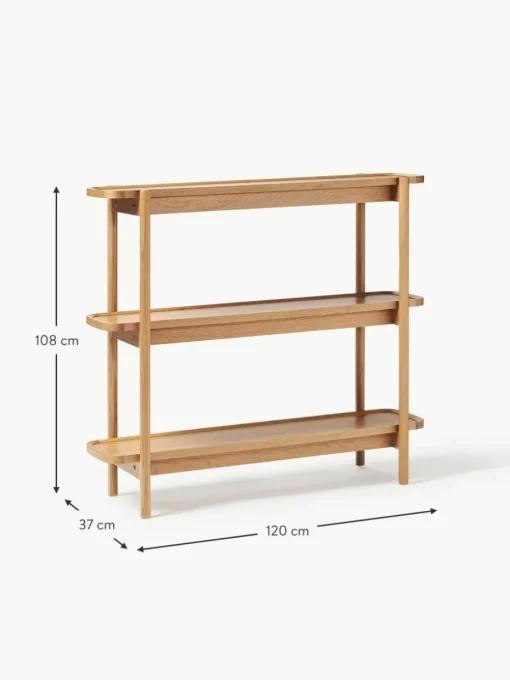 Niedriges Holz-Regal Libby