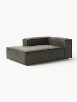 Ottomane-Eckmodul Lennon aus recyceltem Leder
