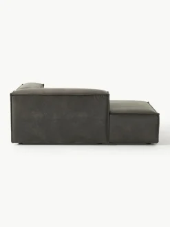 Ottomane-Eckmodul Lennon aus recyceltem Leder
