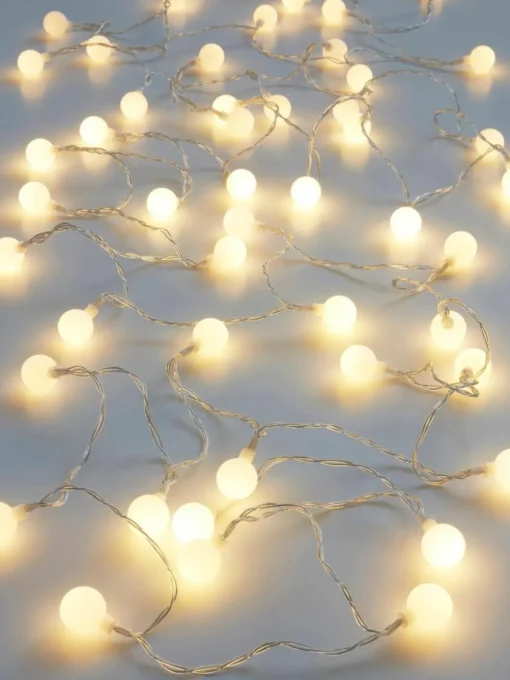 Outdoor LED-Lichterkette Slingan, 735 cm