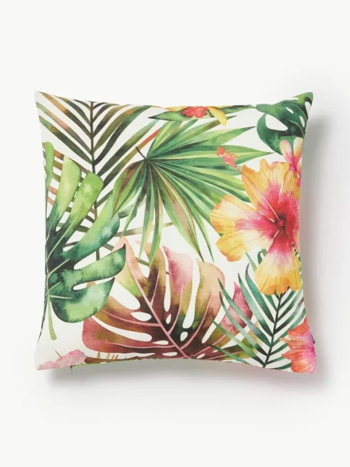 Outdoor-Kissenhülle Kokamo mit tropischem Print