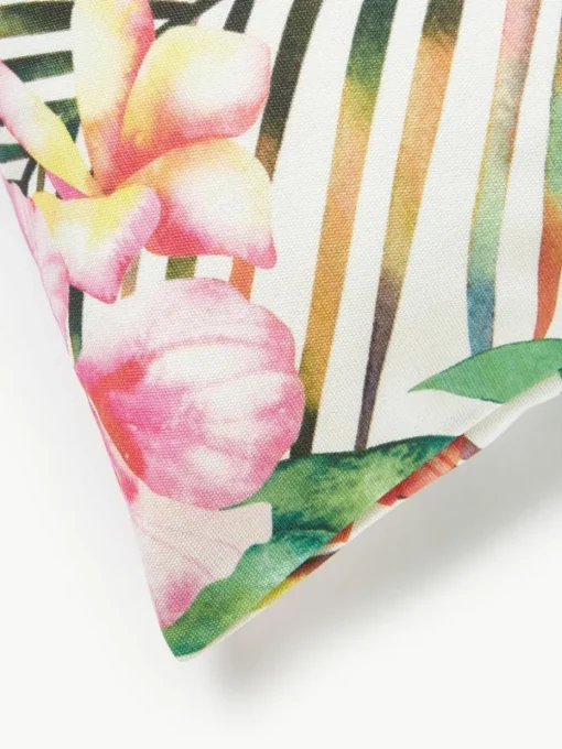 Outdoor-Kissenhülle Kokamo mit tropischem Print