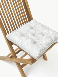 Outdoor-Sitzkissen Milano mit grafischem Muster