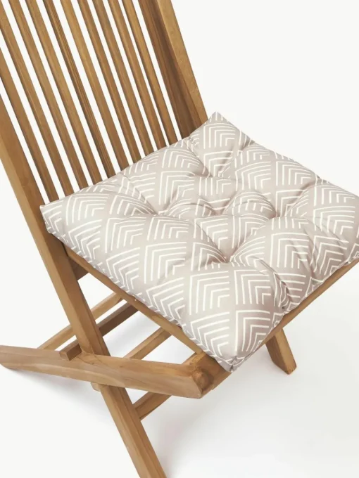 Outdoor-Sitzkissen Milano mit grafischem Muster