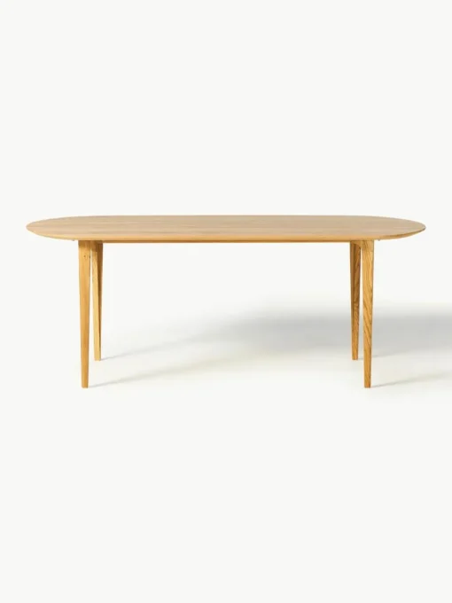 Ovaler Esstisch Archie aus Eichenholz, 200 x 100 cm