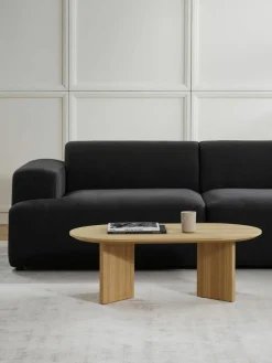 Ovaler Holz-Couchtisch Toni