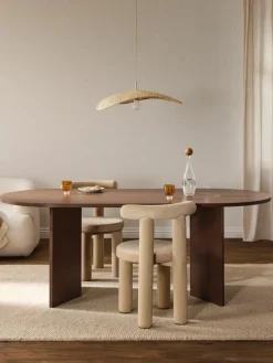 Ovaler Holz-Esstisch Toni, 200 x 90 cm