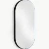 Ovaler Wandspiegel Avior mit LED-Beleuchtung