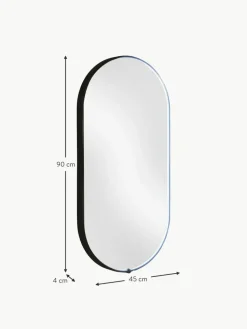 Ovaler Wandspiegel Avior mit LED-Beleuchtung