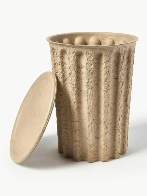 Papierkorb Pulp aus Papierzellstoff