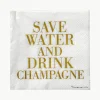 Papierservietten Save Water, 20 Stück