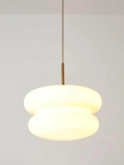 Pendelleuchte Baya aus Opalglas