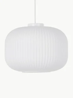 Pendelleuchte Milford aus Opalglas