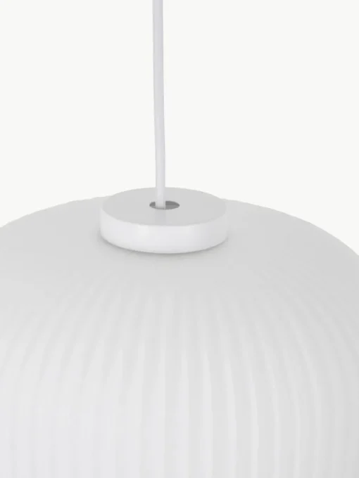 Pendelleuchte Milford aus Opalglas