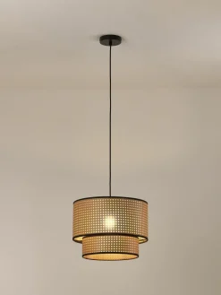 Pendelleuchte Vienna aus Wiener Geflecht