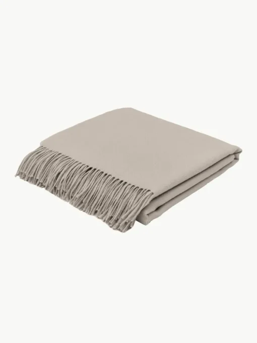 Plaid Luxury aus Babyalpaka-Wolle