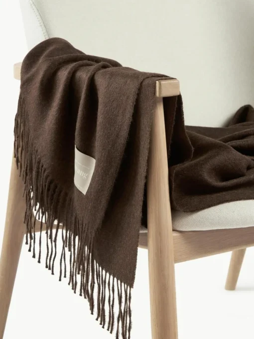 Plaid Luxury aus Babyalpaka-Wolle