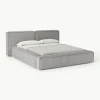 Polsterbett Lennon aus Cord mit Stauraum