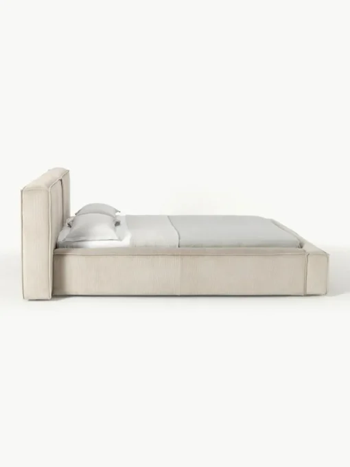 Polsterbett Lennon aus Cord