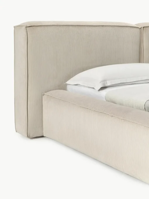 Polsterbett Lennon aus Cord