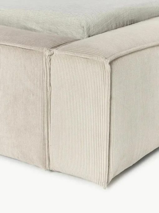 Polsterbett Lennon aus Cord