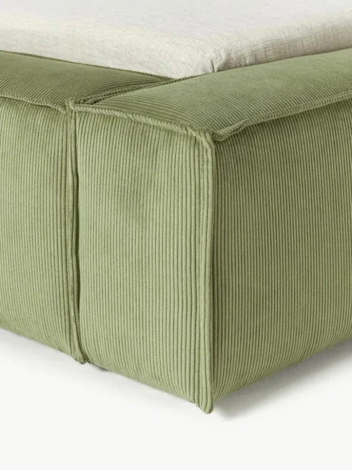 Polsterbett Lennon aus Cord
