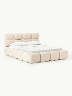 Polsterbett Tayla aus Bouclé