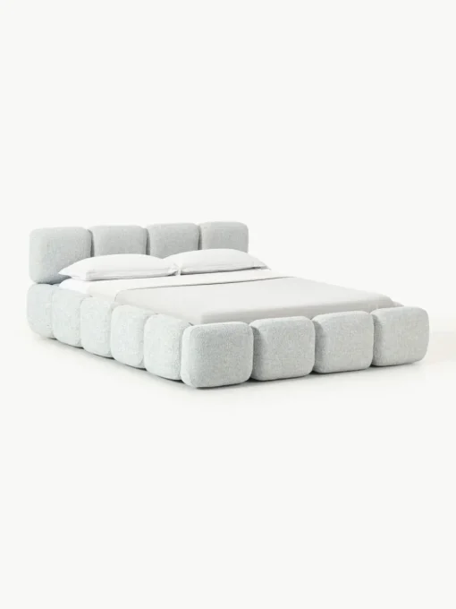Polsterbett Tayla aus Bouclé